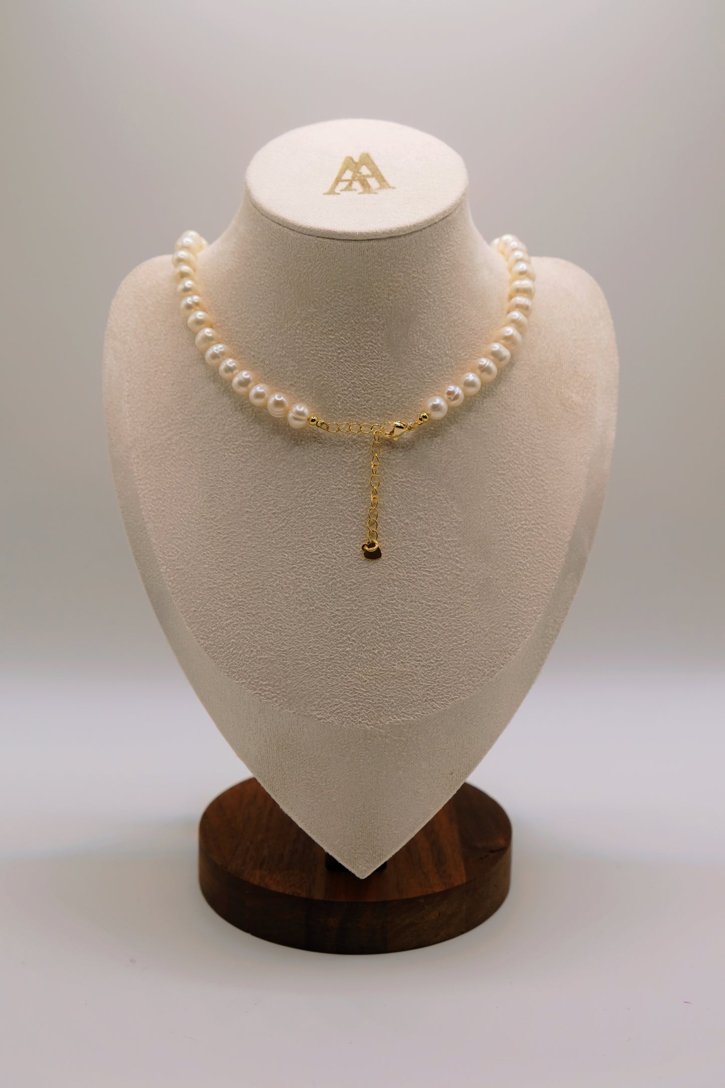 Natural Freshwater Baroque Pearl Chain